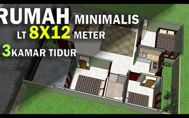 86 Ragam Seni Denah Rumah Ukuran 8×12 Kamar 3 Yang Belum Banyak Diketahui