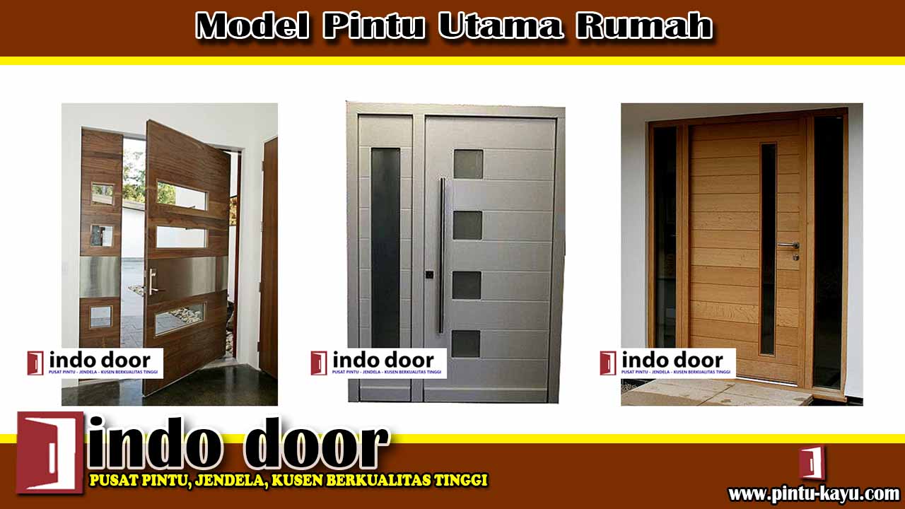 89 Ragam Seni Pintu Minimalis 2 Pintu Besar Kecil Kreatif Deh