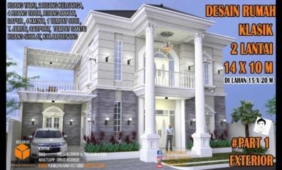 89 Terbaik Rumah Klasik Modern 2 Lantai Terbaru dan Terlengkap