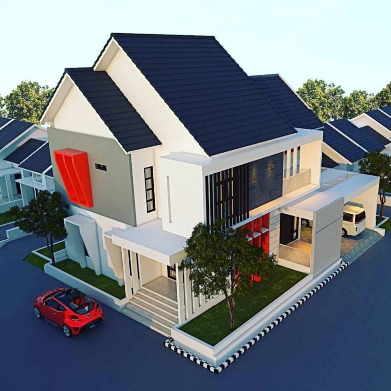 Model Atap Rumah Limas Sederhana - Arcadia Design Architect