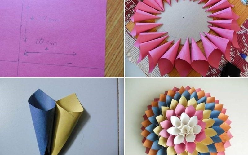 91 Ragam Seni Hiasan Dinding Kamar Dari Kertas Origami Istimewa Banget