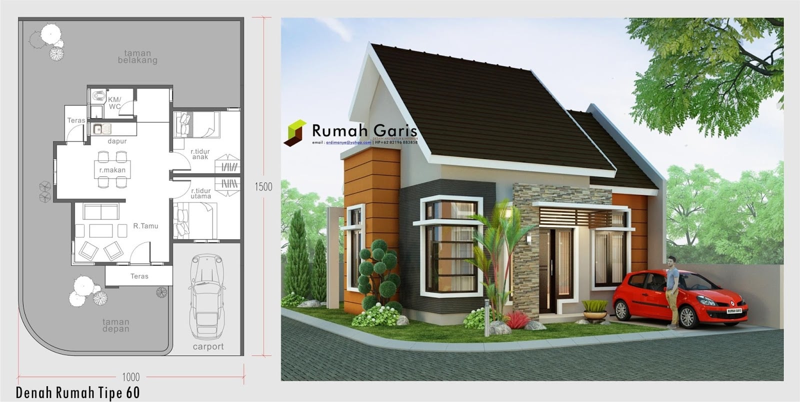 92 Inspirasi Rumah Minimalis Beserta Denahnya Paling Terkenal