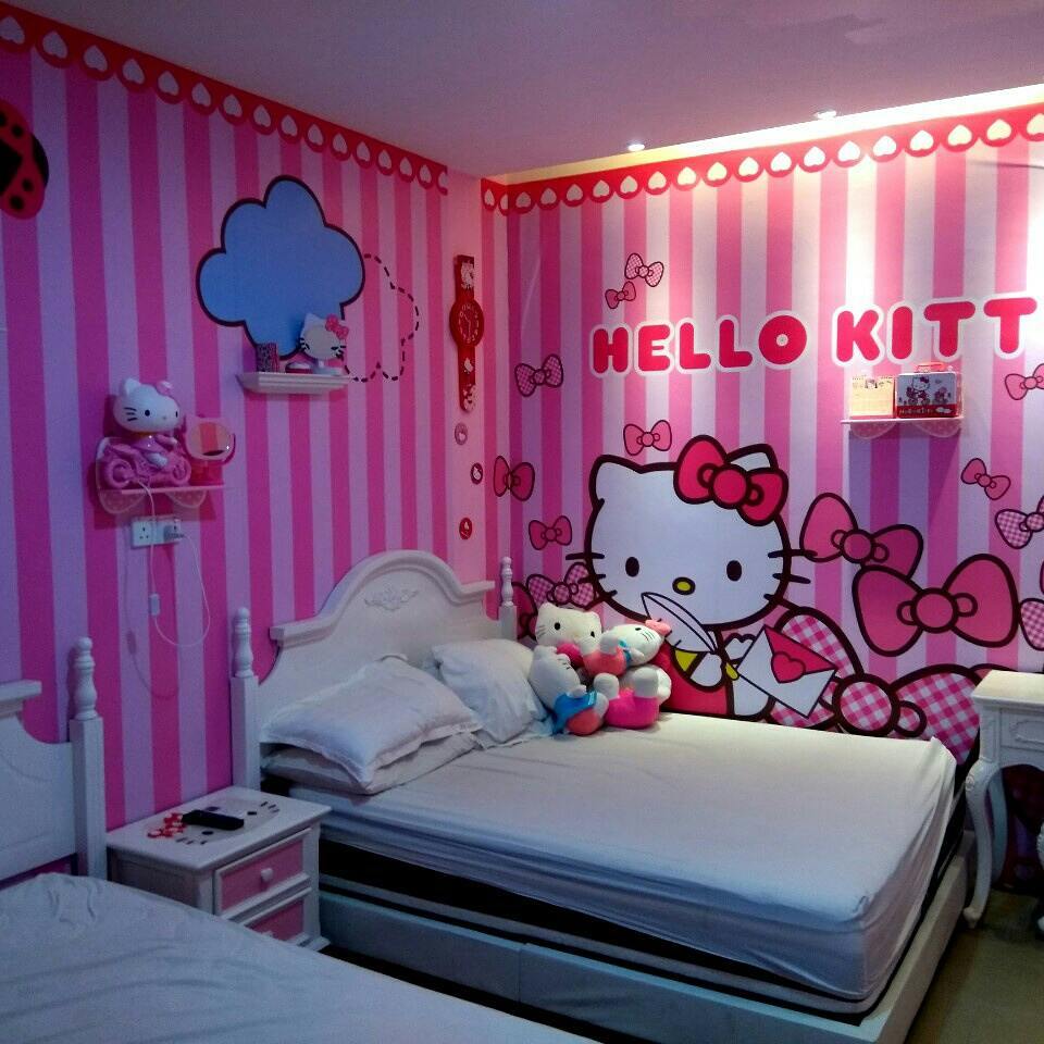 Minimalis Modern Dekorasi Kamar Hello Kitty  Dewasa 