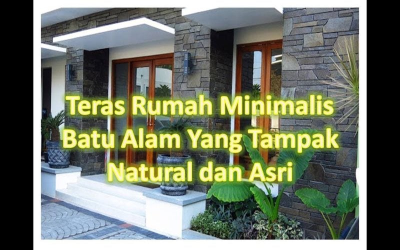 49 Ragam Seni Batu Alam Untuk Dinding Teras Rumah Minimalis Yang Wajib Kamu Ketahui