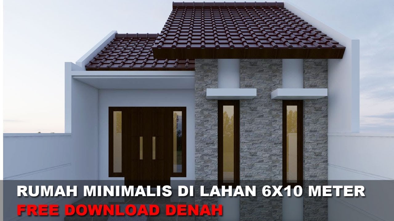 65 Gambar Rumah Minimalis 6X10 Terbaru 2020