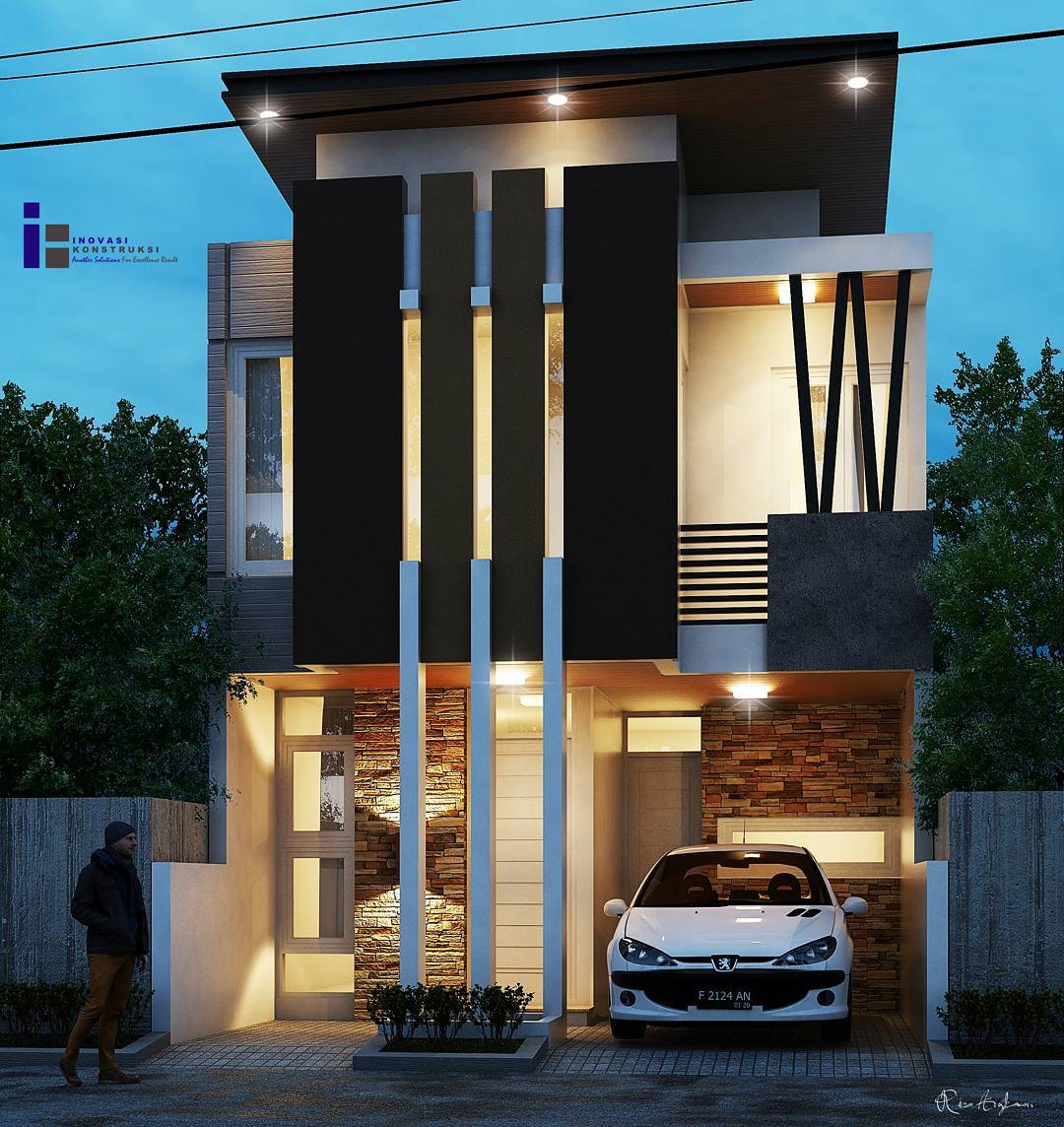 92 Ragam Seni Desain Rumah 2 Lantai Modern 2020 Terbaru dan Terlengkap