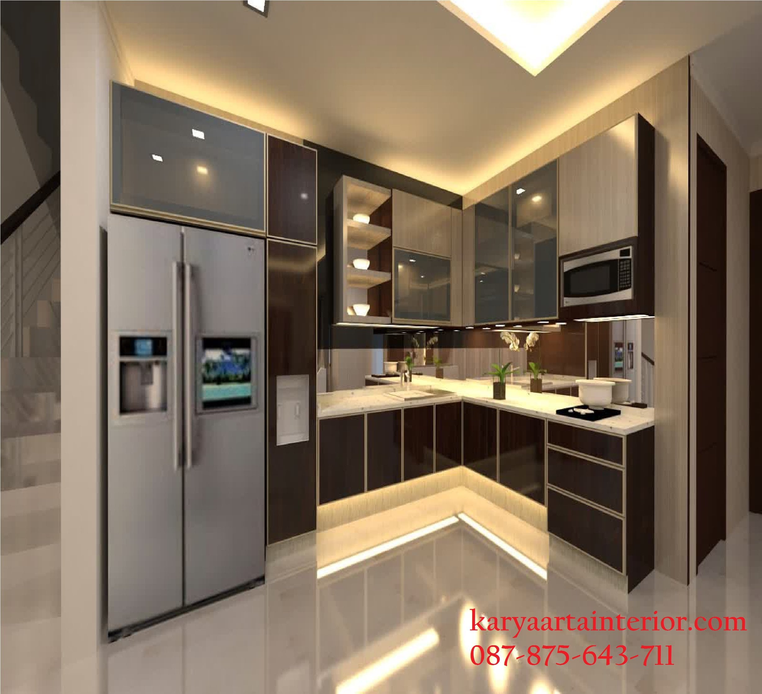 13 Ide Cantik Desain Dapur Bersih Modern Kreatif Deh