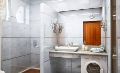 18 Ide Cantik Desain Kamar Mandi Plus Wc Kreatif Deh