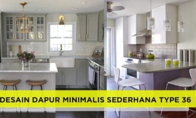 19 Populer Desain Dapur Minimalis Rumah Type 36 Kreatif Deh