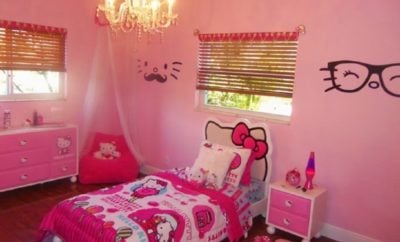 19 Ragam Seni Desain Interior Kamar Tidur Anak Hello Kitty Yang Belum Banyak Diketahui