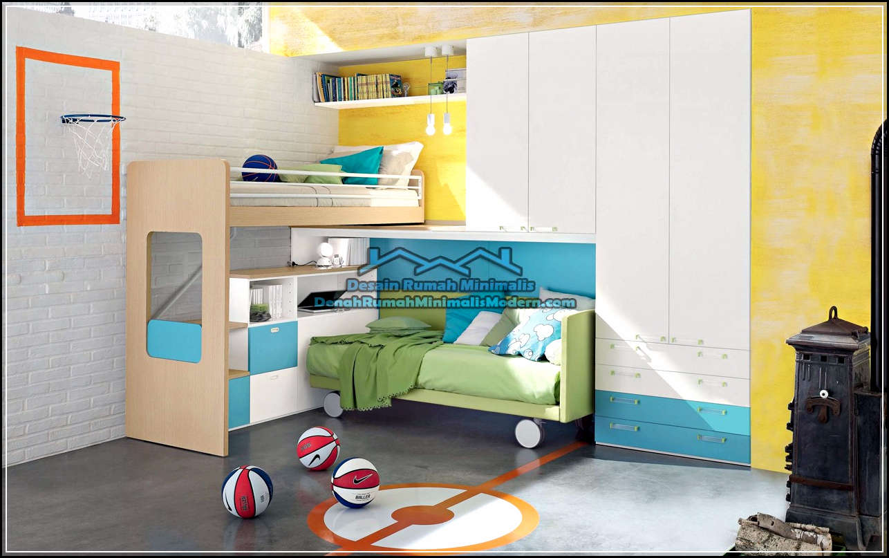 19 Trendy Desain Kamar Tidur Minimalis Anak Laki laki Kreatif Deh