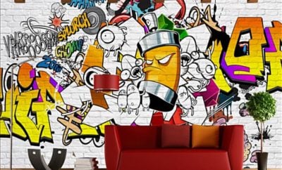 22 Trendy Desain Kamar Tidur Grafiti Terlengkap