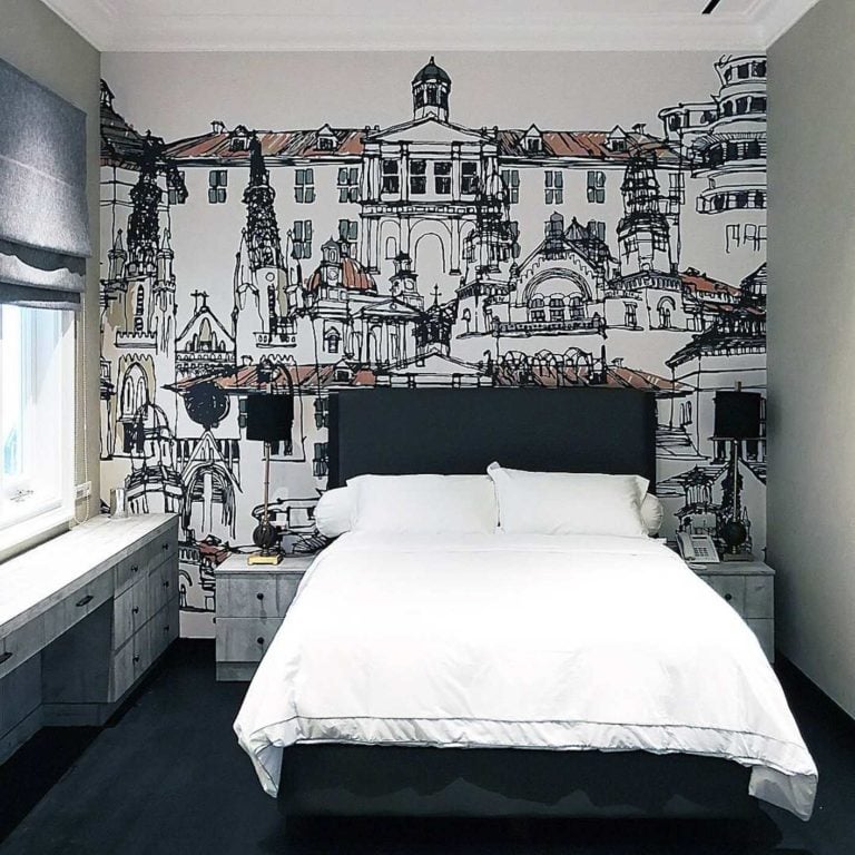 Desain Wallpaper Dinding Kamar Tidur Minimalis