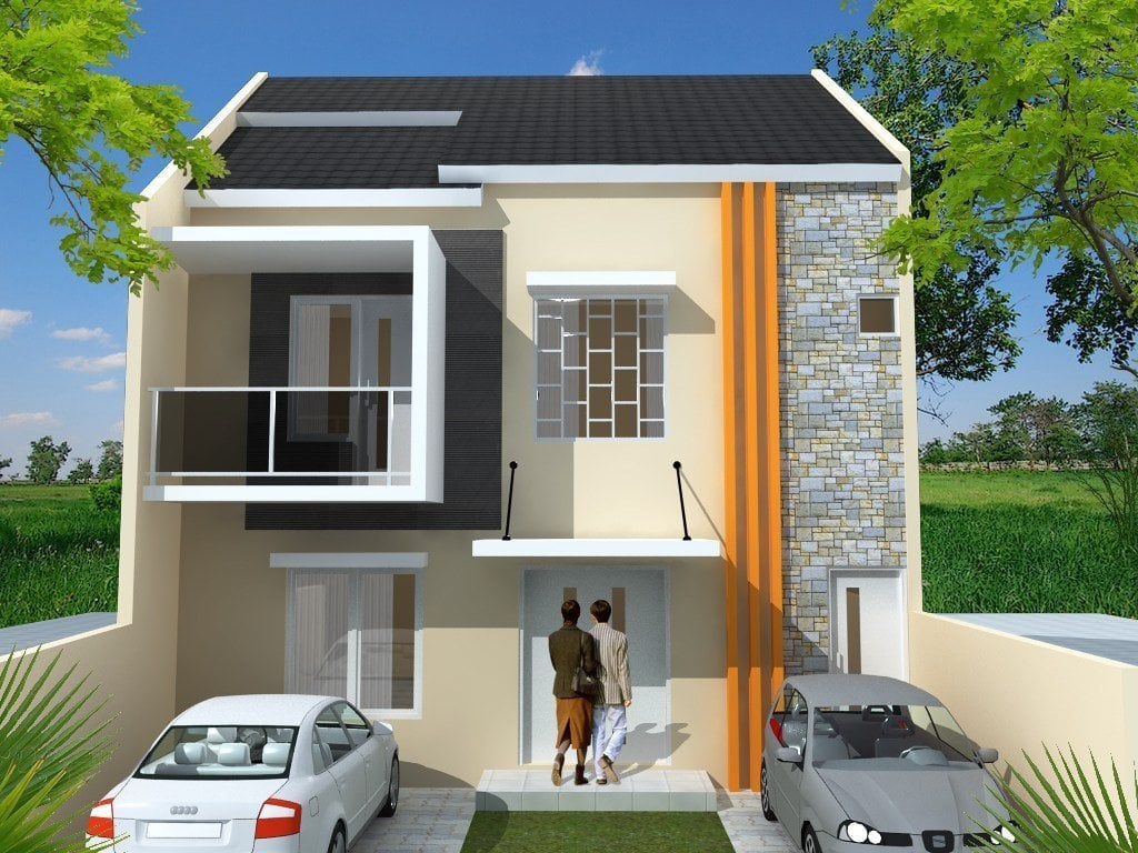 23 New Desain Teras Rumah Lebar 8 Meter Terlengkap