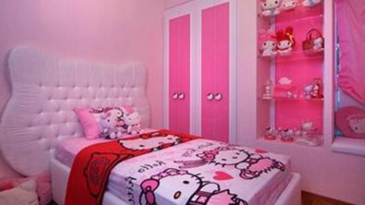 27 Trendy Desain Kamar Tidur Anak Perempuan Hello Kitty Trend Masa Kini