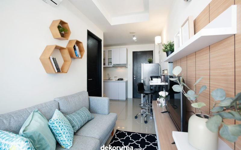 27 Trendy Desain Ruang Tamu Apartemen Trend Masa Kini