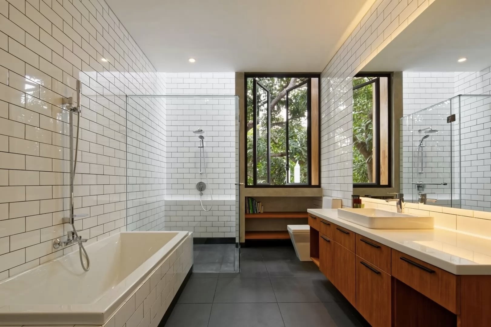 31 Kumpulan Desain Kamar Mandi Dengan Bathtub Paling Terkenal