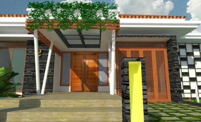 38 Ide Cantik Desain Teras Depan Rumah Mewah Istimewa Banget