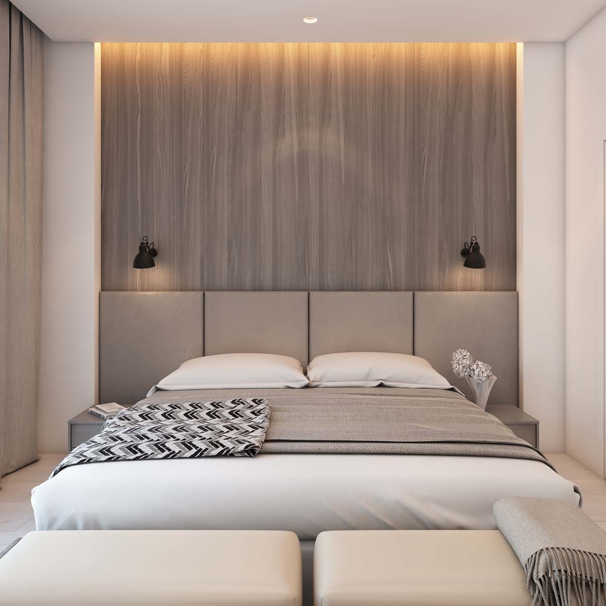 40 Gambar Desain Kamar Tidur Minimalis Apartemen Paling 