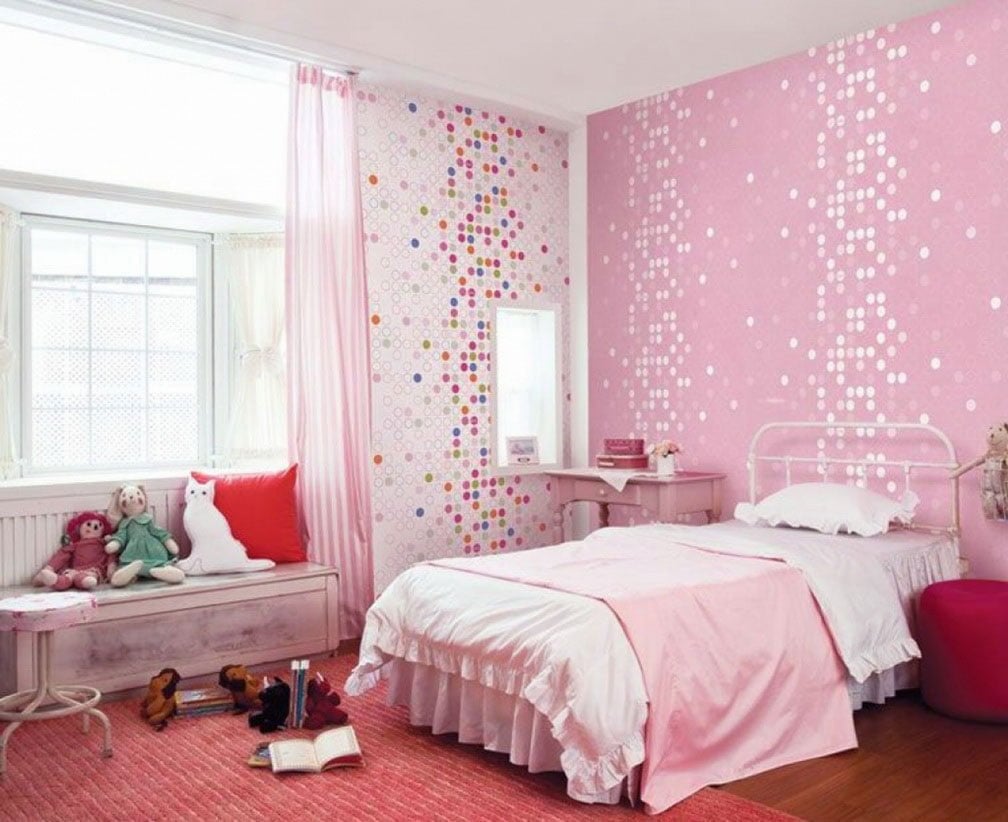 42 Gambar Desain Kamar Tidur Warna Pink Paling Populer di Dunia