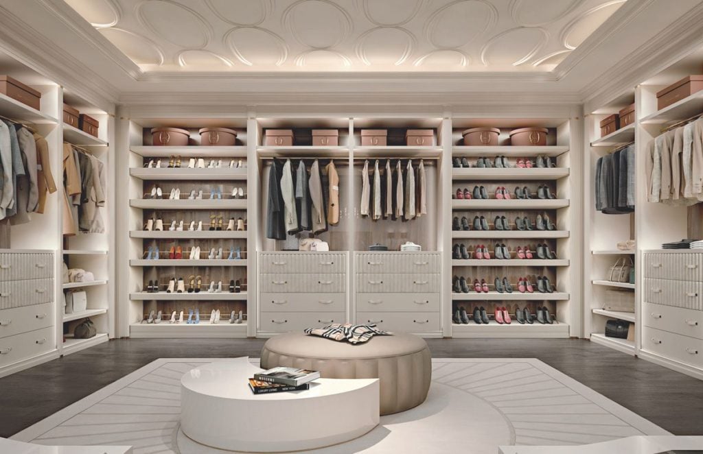 42 Ide Cantik Desain Kamar Tidur Dengan Walk In Closet Paling Terkenal