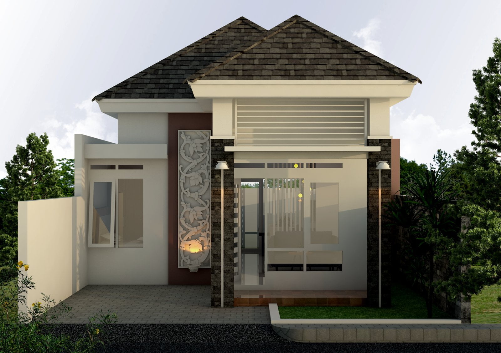  Desain Teras Rumah Ukuran 7 Meter  Arcadia Design Architect