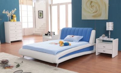 44 Gambar Desain Kamar Tidur Warna Biru Paling Populer di Dunia