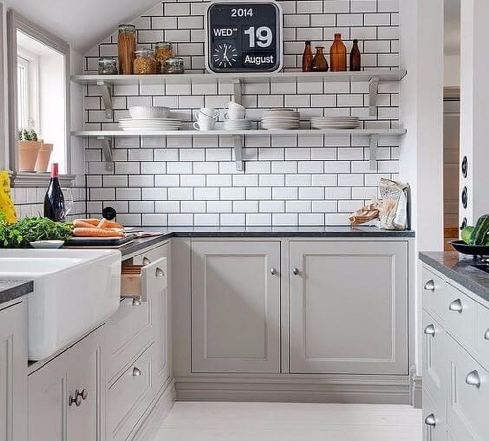 44 Ide Cantik Desain Dapur 1 Meter Yang Wajib Kamu Ketahui