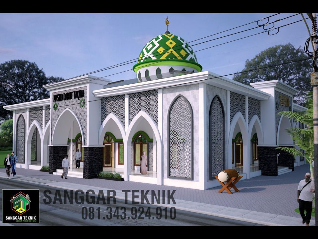 50 Trendy Desain Teras Masjid Kreatif Deh