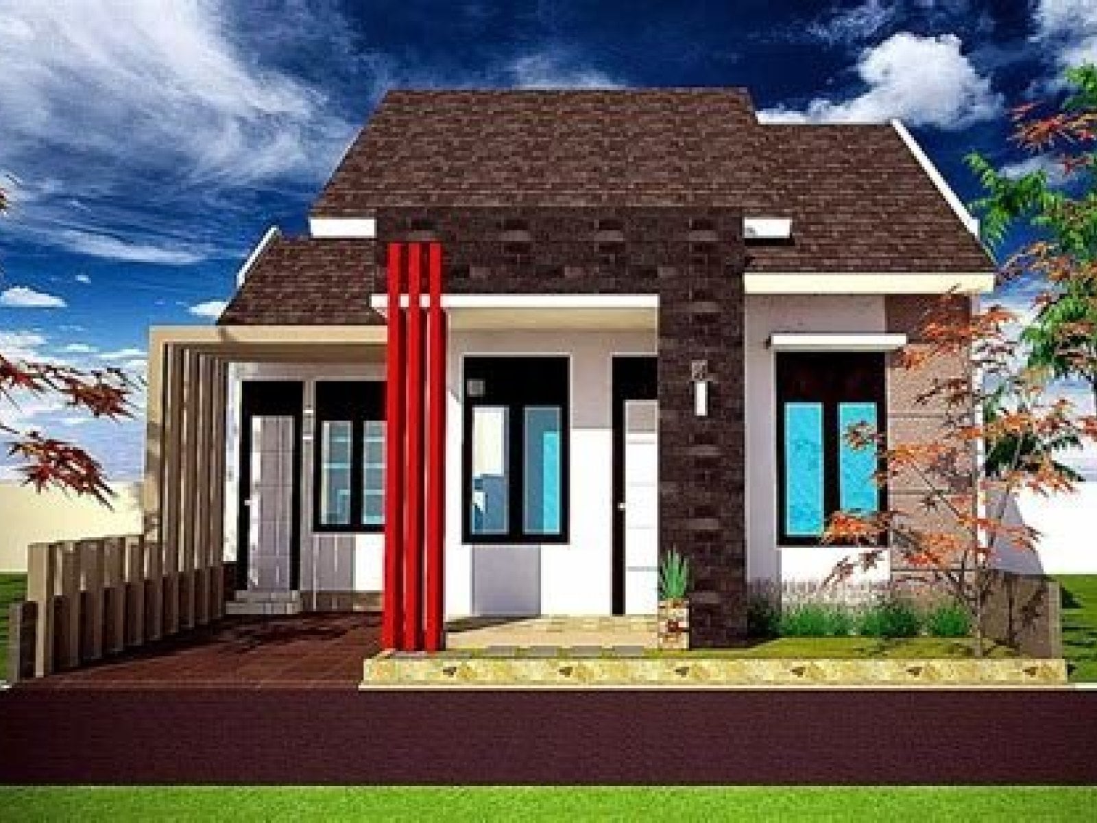 51 Ide Cantik Desain Teras 3 Tiang Istimewa Banget Arcadia Design Architect 0442