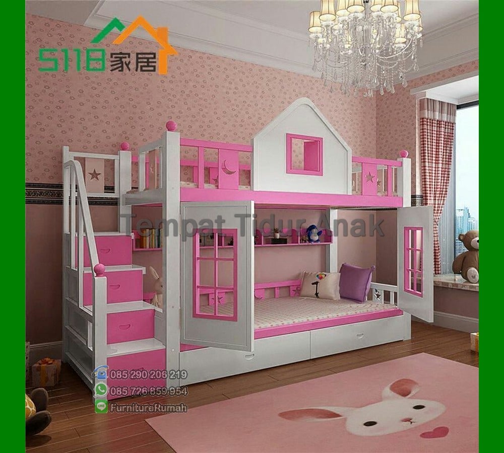 54 Ide Cantik Desain Kamar Tidur Anak Perempuan Warna Ungu Paling Banyak di Cari