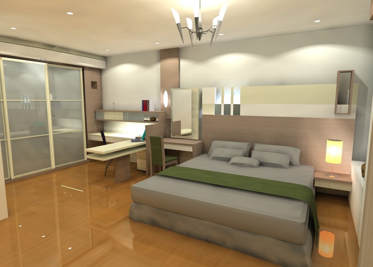 Desain Kamar Tidur Minimalis Ukuran 3x5