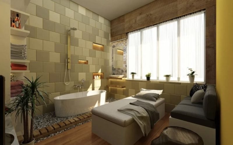 60 Ide Cantik Desain Kamar Mandi Romantis Paling Banyak di Cari