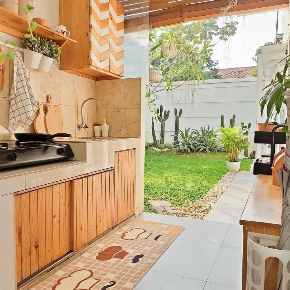 61 Ide Cantik Desain Dapur Minimalis Diluar Rumah Paling Terkenal