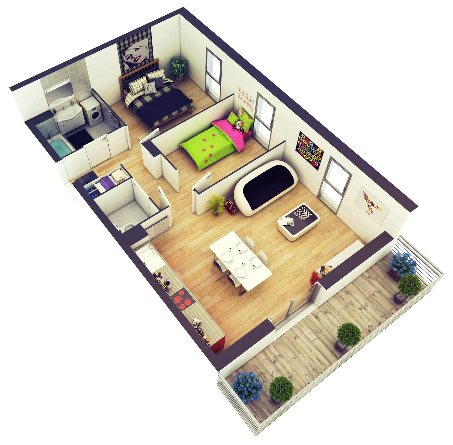61 New Desain Rumah Minimalis Modern 2 Kamar Tidur Terlengkap Arcadia Design Architect