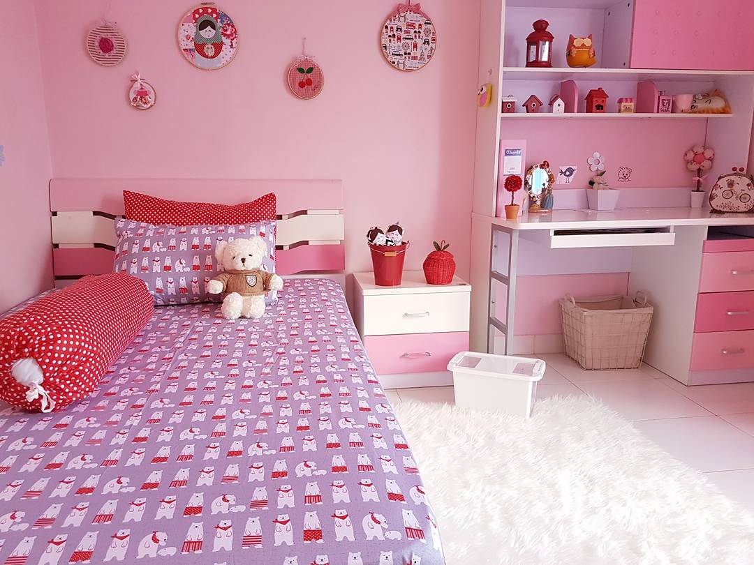 61 Ragam Seni Desain Kamar Tidur Warna Pink Paling Banyak di Cari