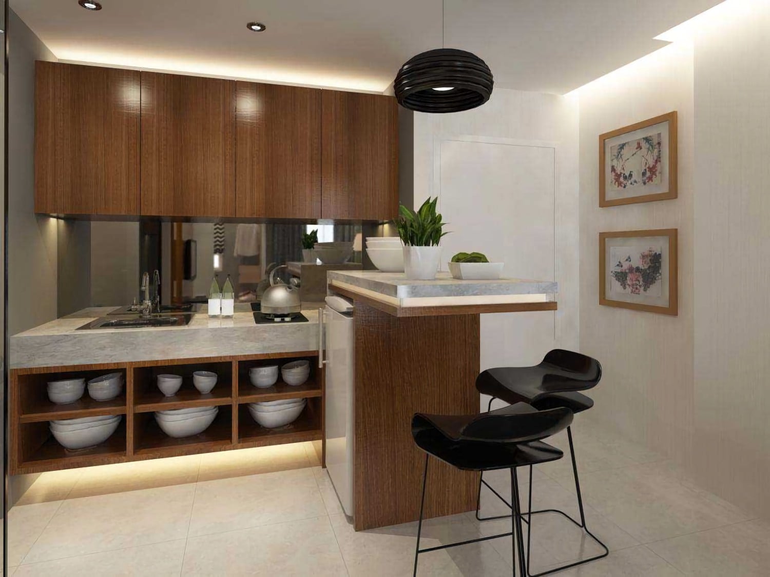 65 Gambar Desain Dapur Rumah Modern Paling Populer di Dunia