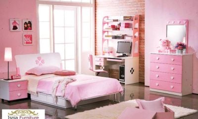 73 Ragam Seni Desain Kamar Tidur Anak Remaja Perempuan Modern Warna Pink Paling Terkenal