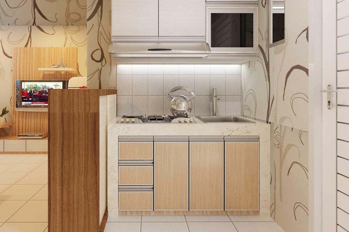 75 Kumpulan Desain Dapur Apartemen Kecil Istimewa Banget