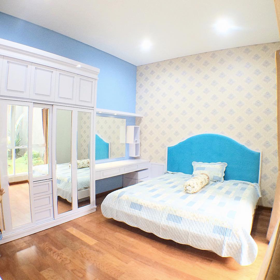 79 Ide Cantik Desain Kamar Tidur Cat Biru Istimewa Banget