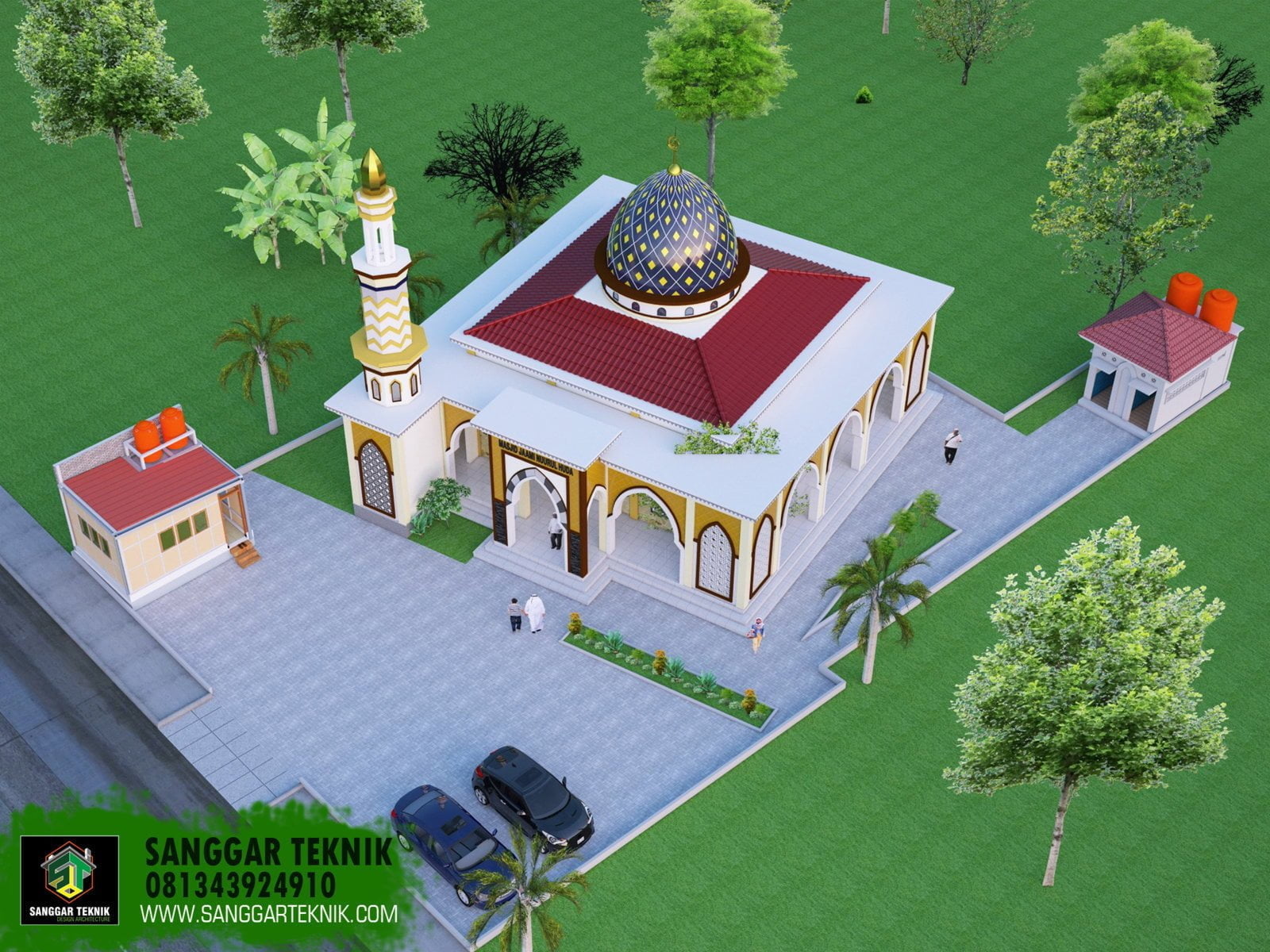82 Ragam Seni Desain Teras Masjid Yang Wajib Kamu Ketahui