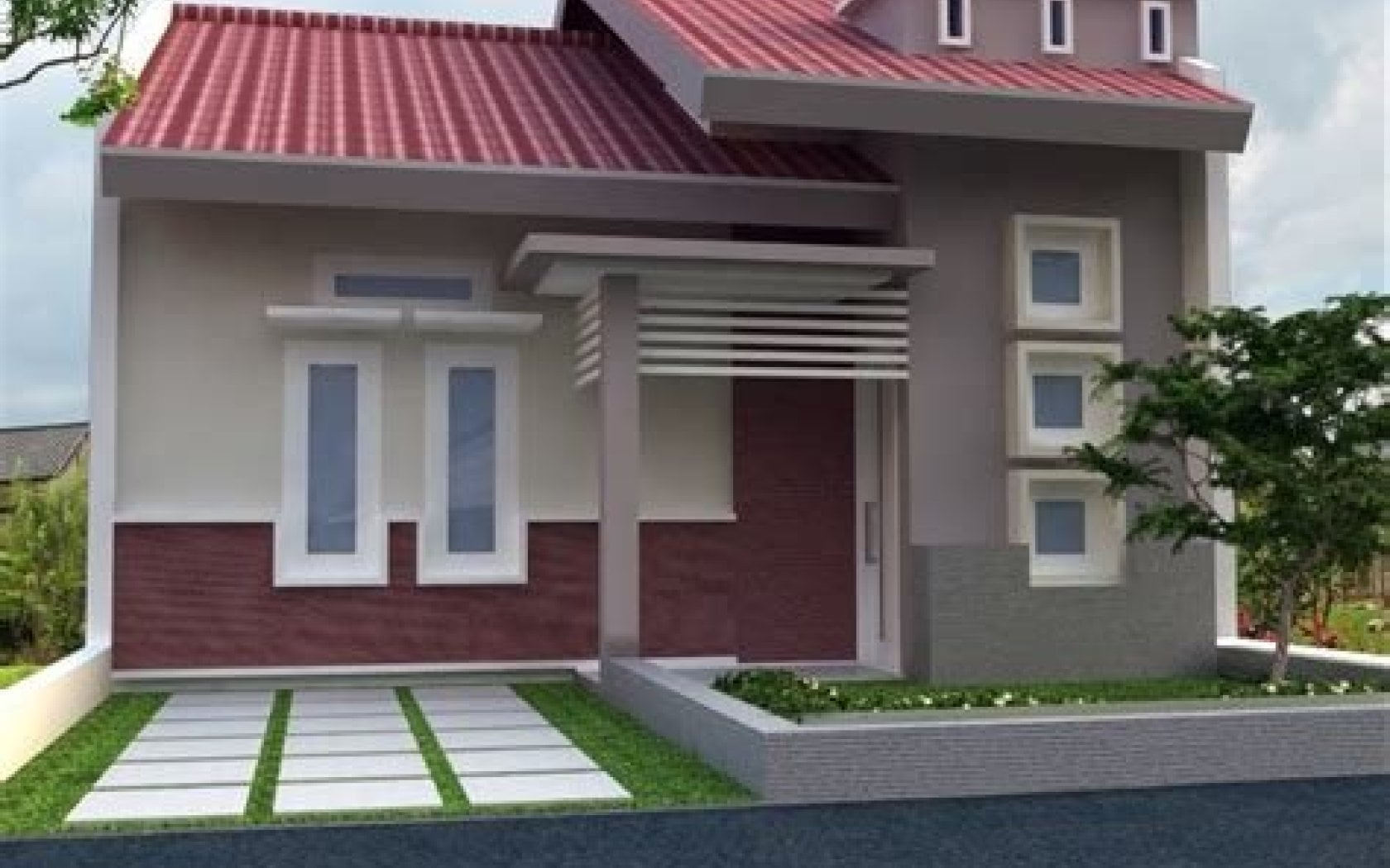 89 Trendy Desain Teras Samping Rumah Minimalis Paling Terkenal