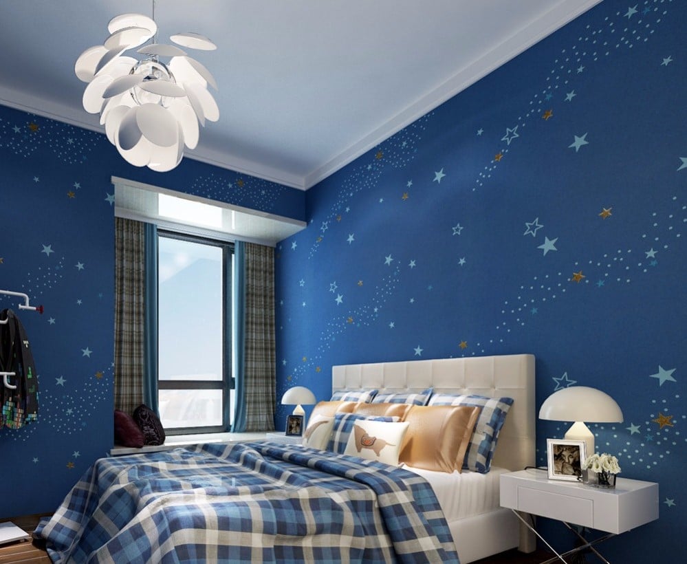 91 Gambar Desain Wallpaper Dinding Kamar Tidur Minimalis Kreatif Deh