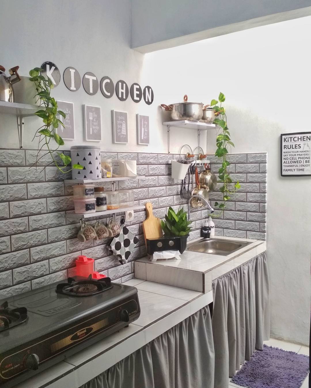 91 Inspirasi Desain Dapur Minimalis Shabby Chic Trend Masa Kini