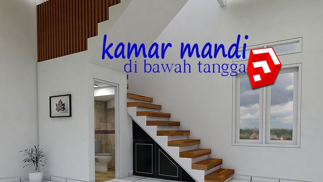 91 Populer Desain Kamar Mandi Bawah Tangga Trend Masa Kini