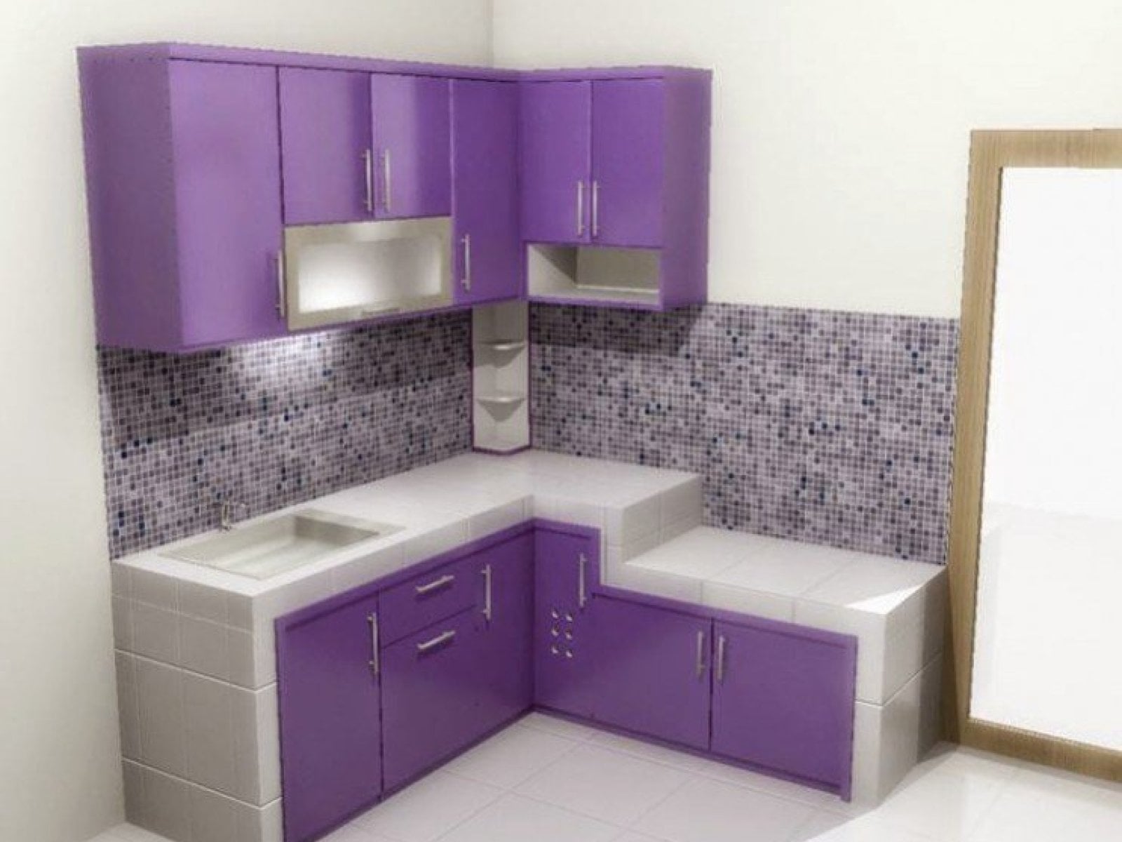 91 Ragam Seni Desain Dapur Minimalis 3x3 Sederhana Trend Masa Kini