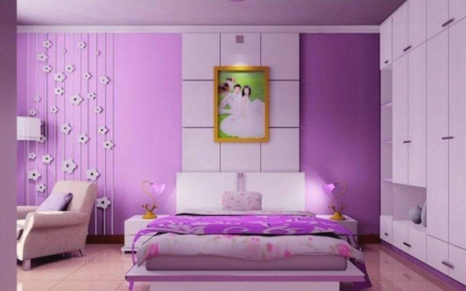 92 Ragam Seni Desain Kamar Tidur Warna Ungu Yang Belum Banyak Diketahui