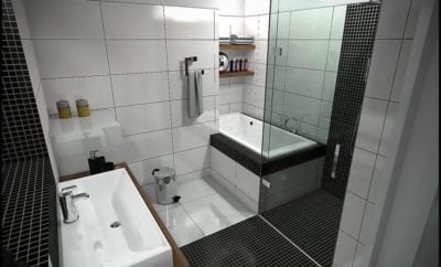 97 Inspirasi Desain Kamar Mandi Hitam Putih Terlengkap