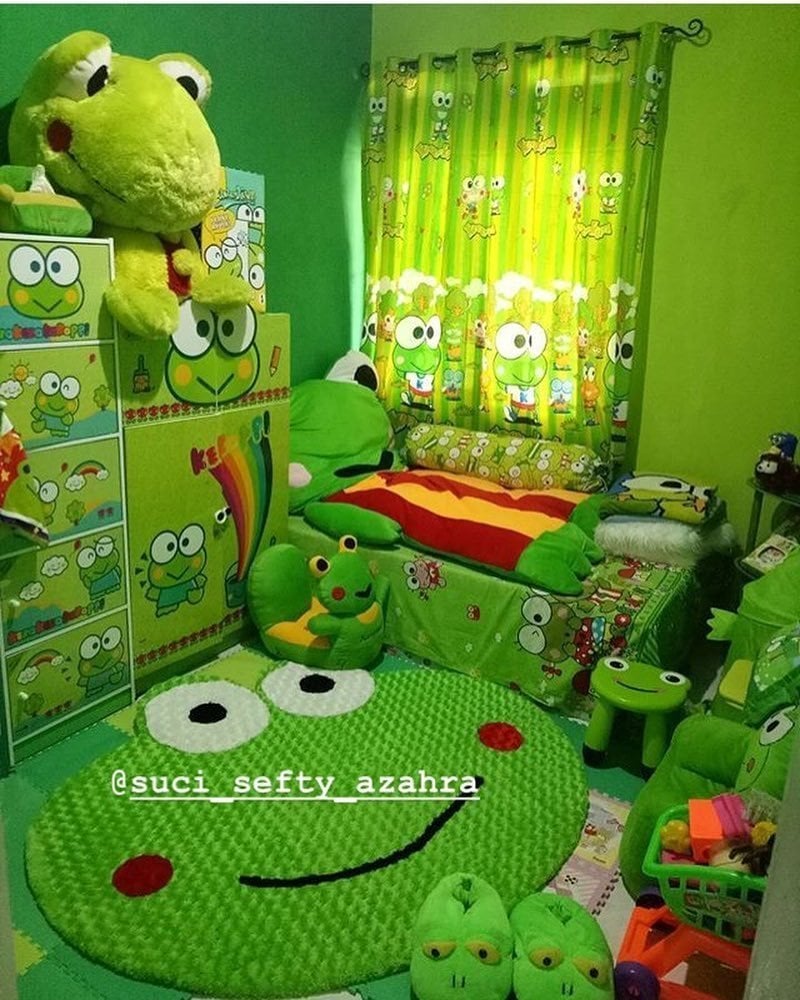 99 Ide Cantik Desain Kamar Tidur Keroppi  Trend Masa Kini 