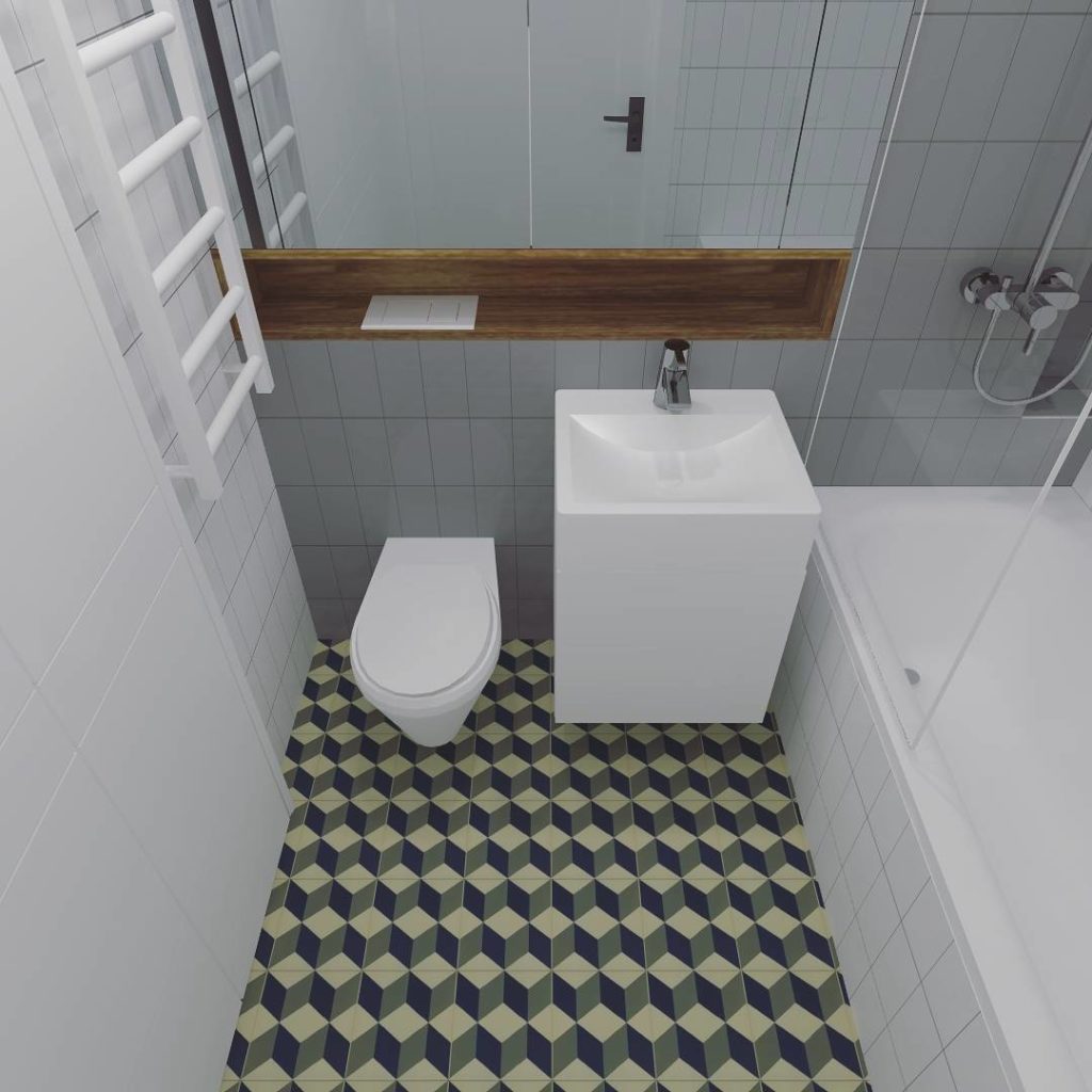 28 Desain kamar mandi minimalis kloset duduk shower